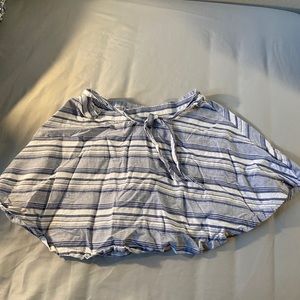 Blue and white stripped skirt from Tommy